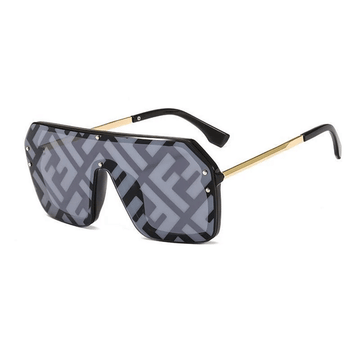 FDI - Fashion Watermark Conjoined Lens Sunglasses - SNEAKE.STORE