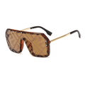 FDI - Fashion Watermark Conjoined Lens Sunglasses - SNEAKE.STORE