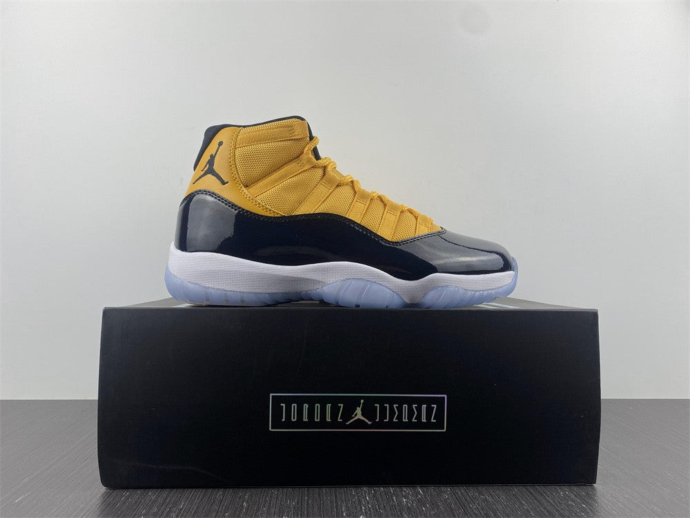 Air Jordan 11 Retro ¨Black Yellow¨ - SNEAKE.STORE