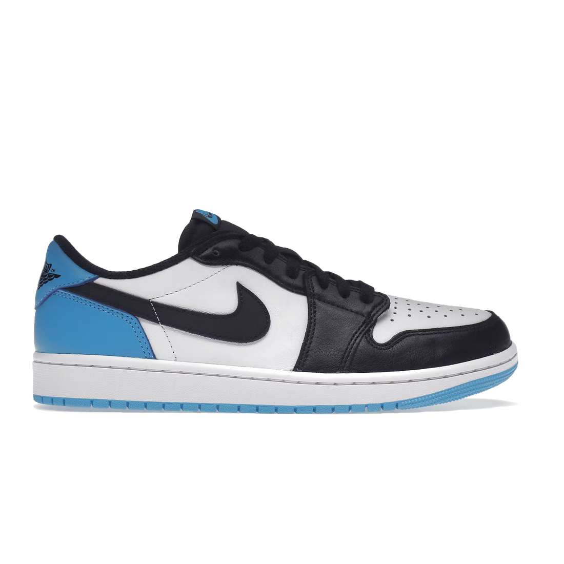 AIR JORDAN 1 LOW “Black Dark Powder Blue” - SNEAKE.STORE