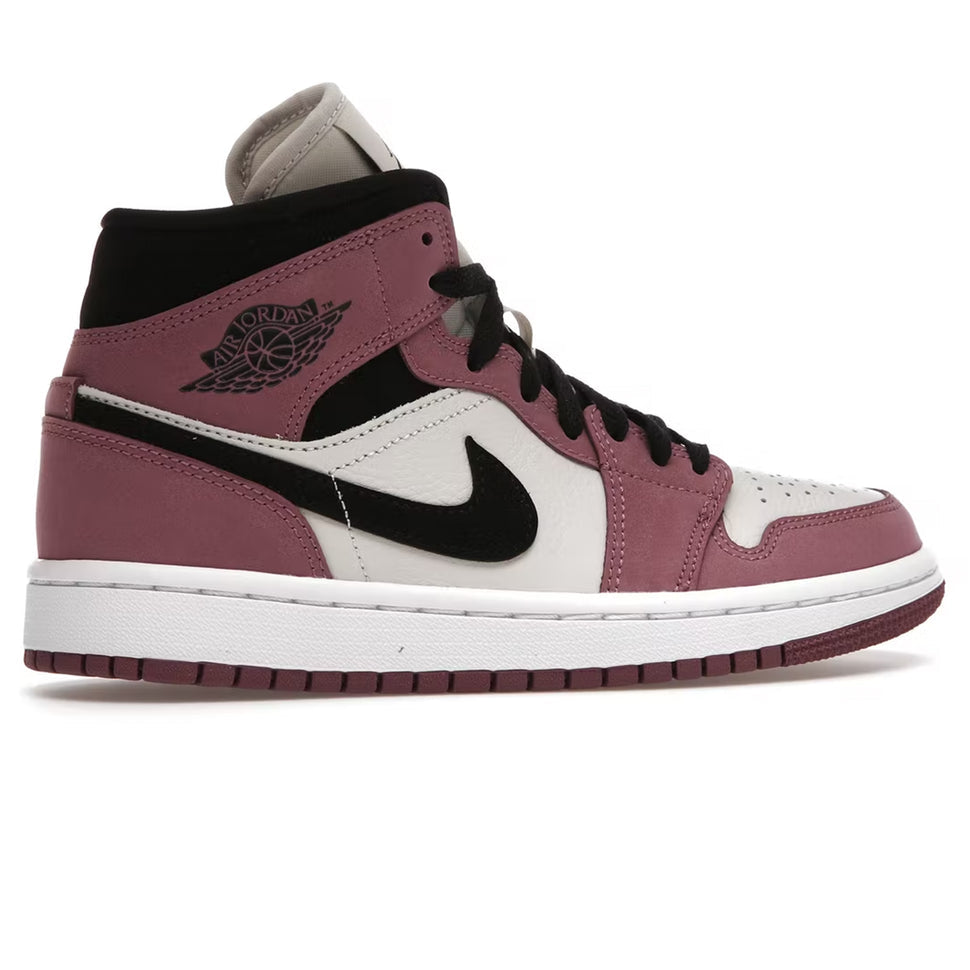 AIR JORDAN 1 MID SE BERRY PINK (W) - SNEAKE.STORE