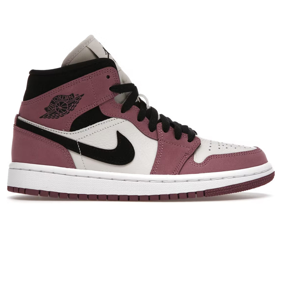 AIR JORDAN 1 MID SE BERRY PINK (W) - SNEAKE.STORE