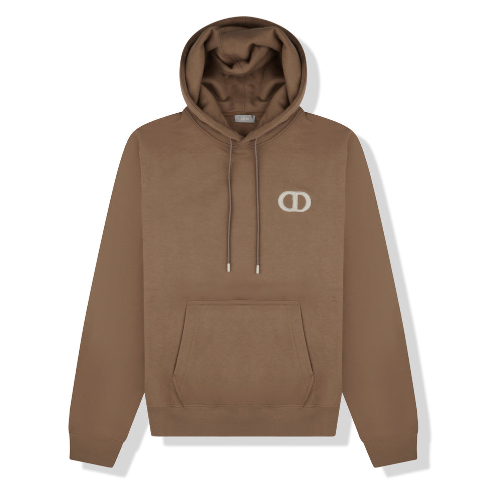 DIOR CD ICON BROWN HOODIE - SNEAKE.STORE