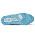 LOUIS VUITTON LV MONOGRAM WHITE SKY BLUE SNEAKER - SNEAKE.STORE