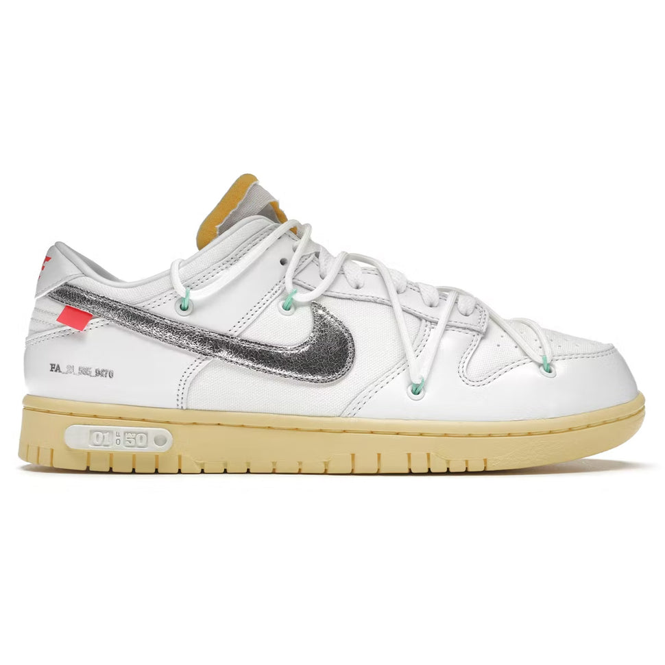 NIKE X OFF WHITE DUNK LOW LOT 1 - SNEAKE.STORE